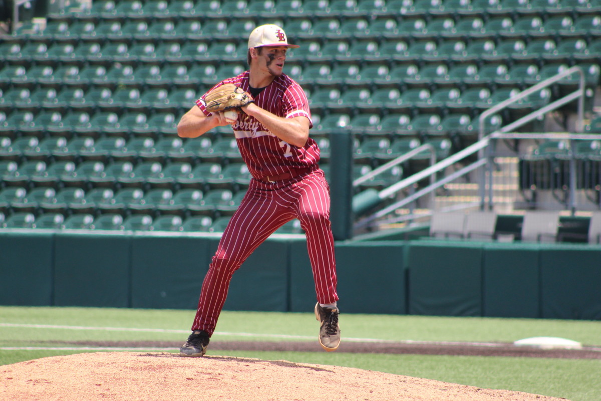 Texarkana Liberty-Eylau Canyon Randall 4A UIL state semifinals Texas baseball playoffs 060723 Andrew McCulloch 443